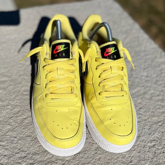 Nike Shoes - Nike Air Force 1 Low LV8 - Yellow Pulse (GS) - Womens 8.5